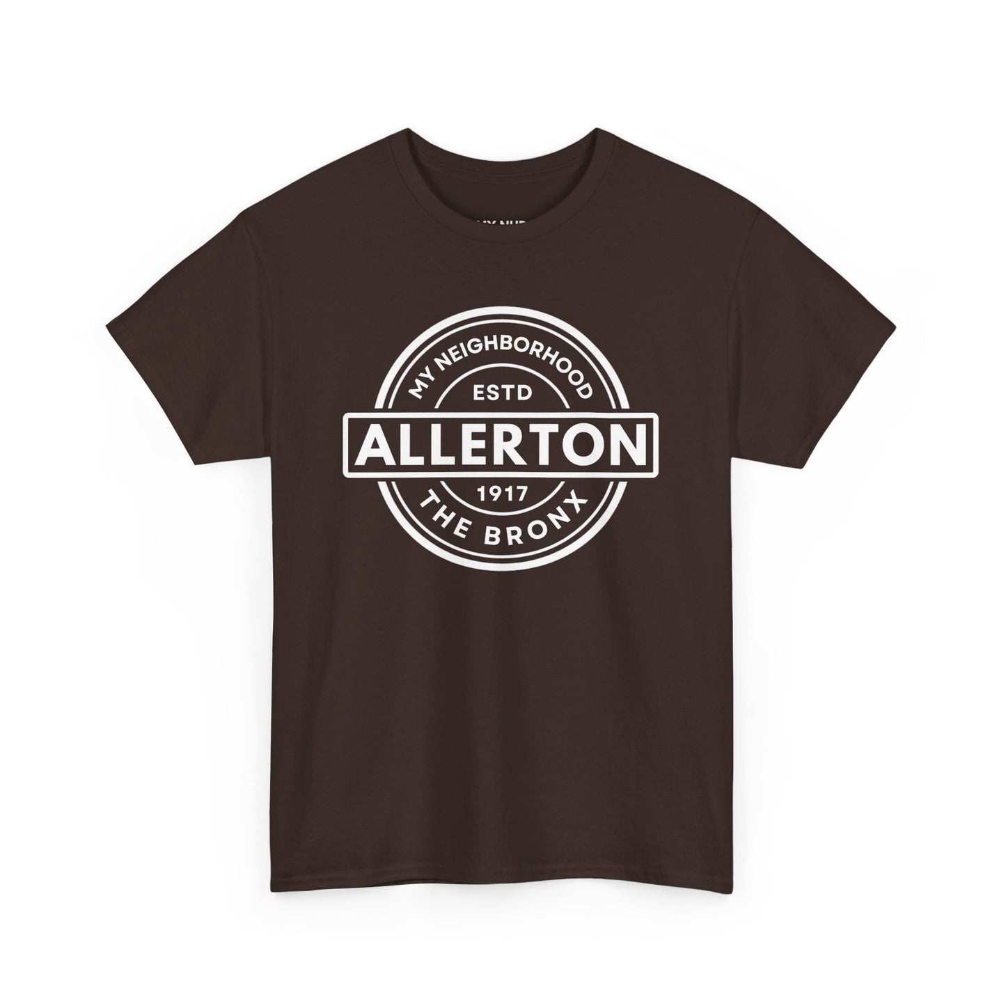 Allerton - The Bronx - Unisex Cotton Tee | The Bronx, NYC, New York City, MY-NHD, My Neighborhood, T-Shirt