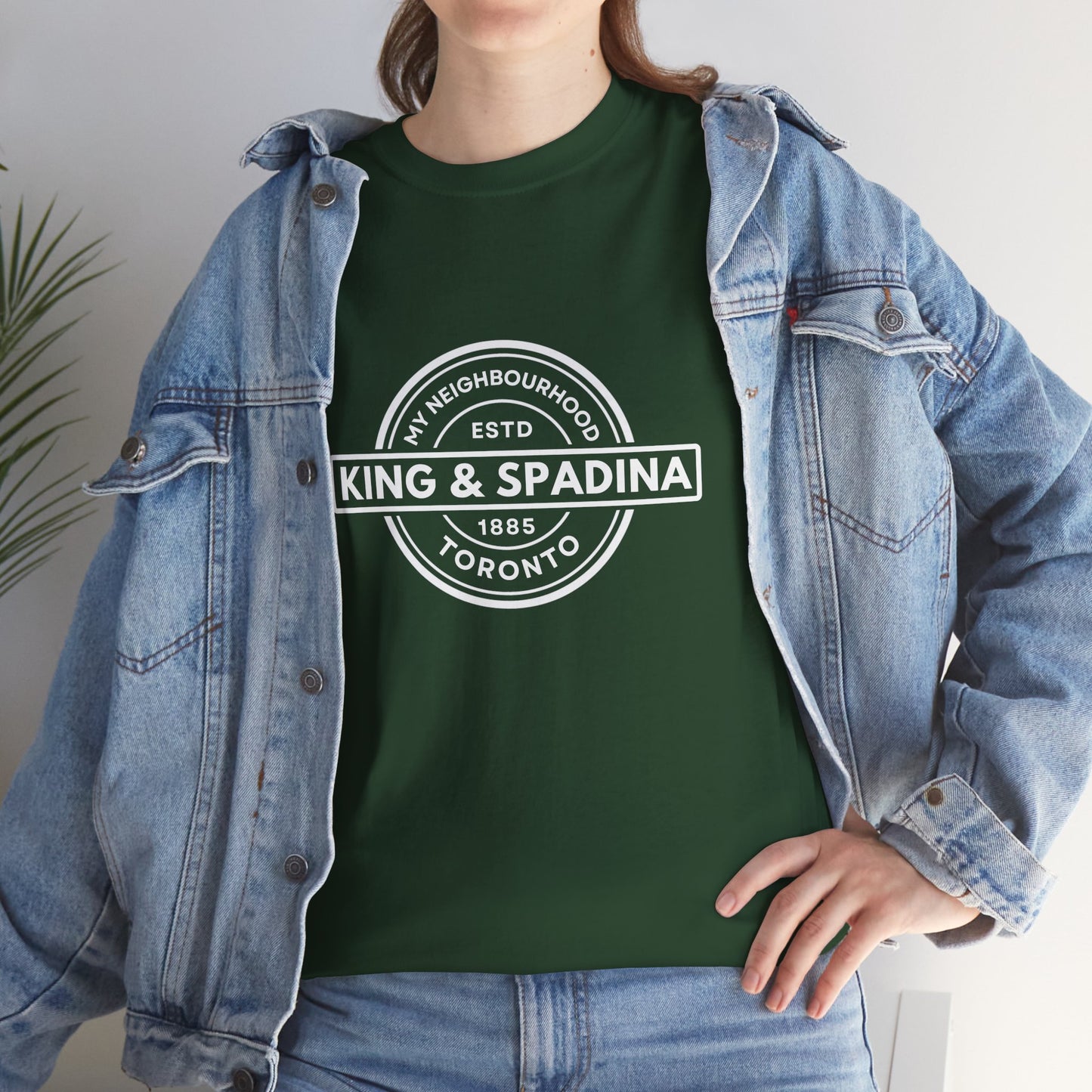 King & Spadina - Central Toronto - Unisex Cotton Tee