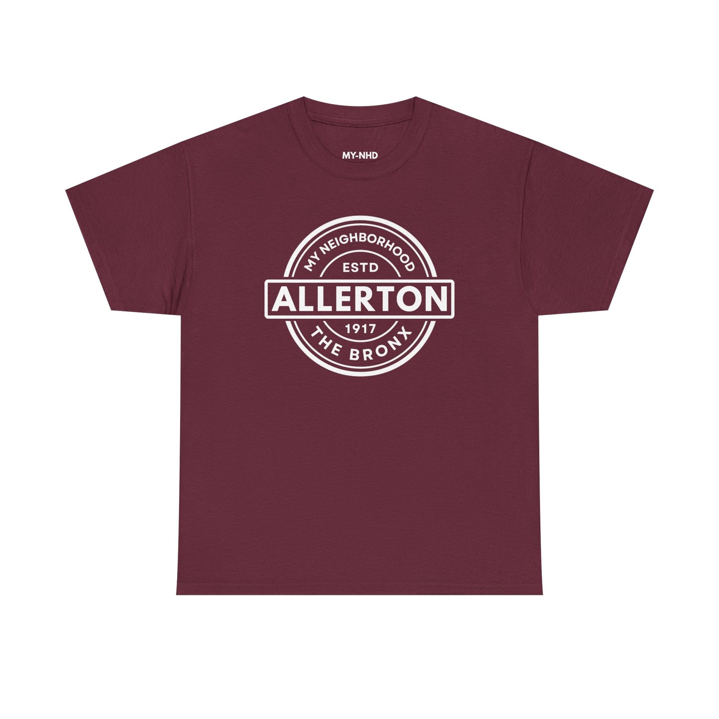 Allerton - The Bronx - Unisex Cotton Tee | The Bronx, NYC, New York City, MY-NHD, My Neighborhood, T-Shirt