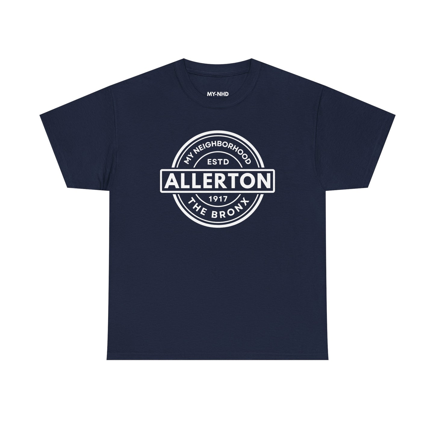 Allerton - The Bronx - Unisex Cotton Tee | The Bronx, NYC, New York City, MY-NHD, My Neighborhood, T-Shirt