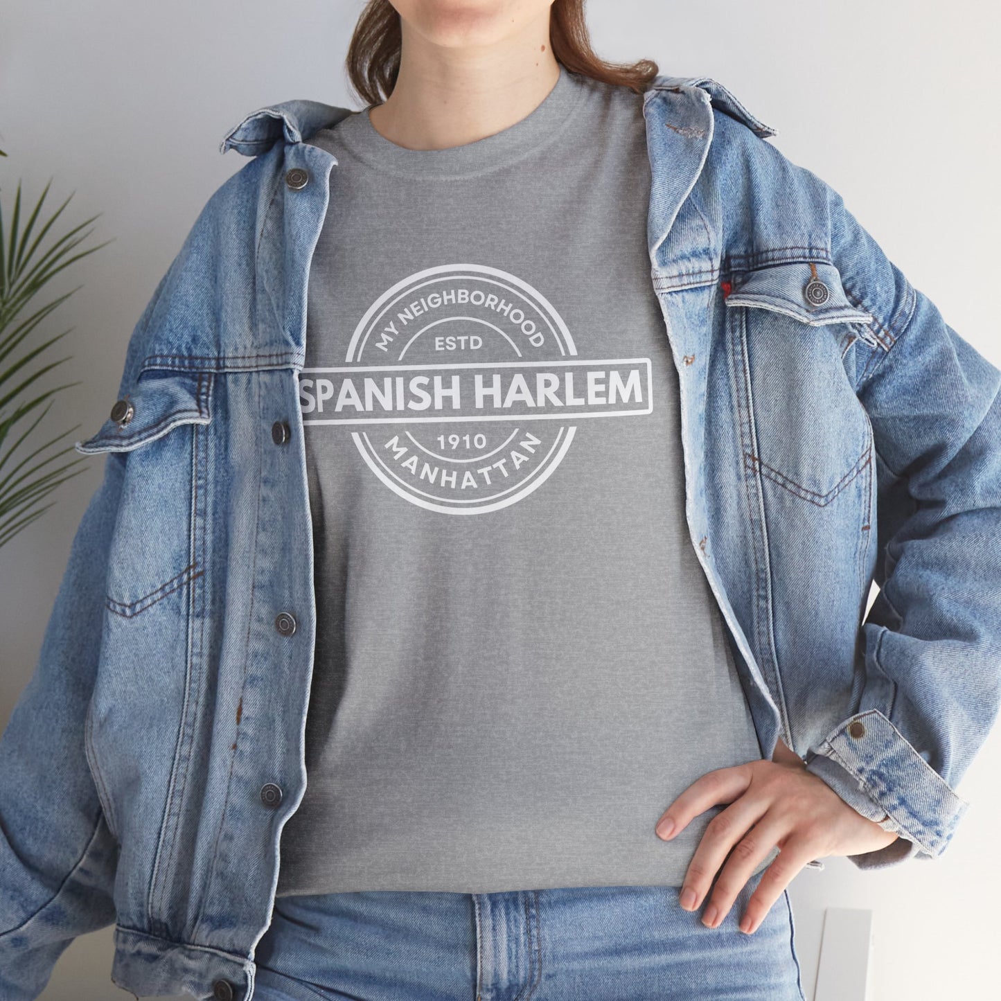 Spanish Harlem - Manhattan - Unisex Cotton Tee