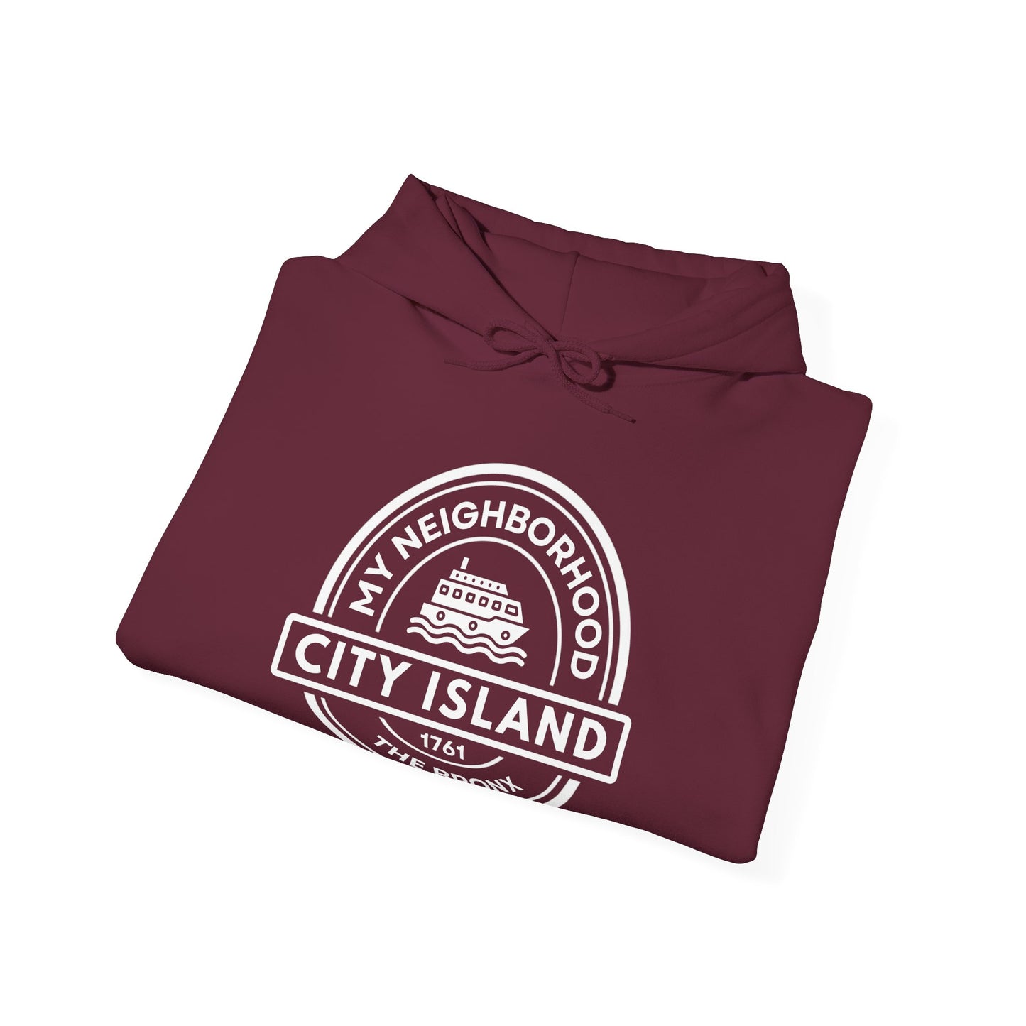 City Island - The Bronx - Unisex Heavy Blend Hooded Sweatshirt