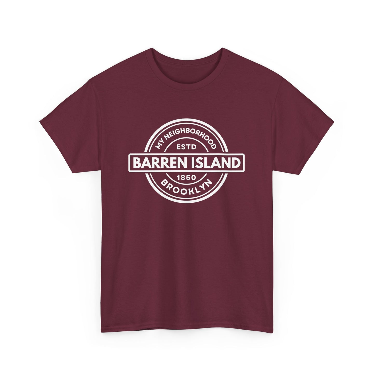Barren Island -Brooklyn - Unisex Cotton Tee