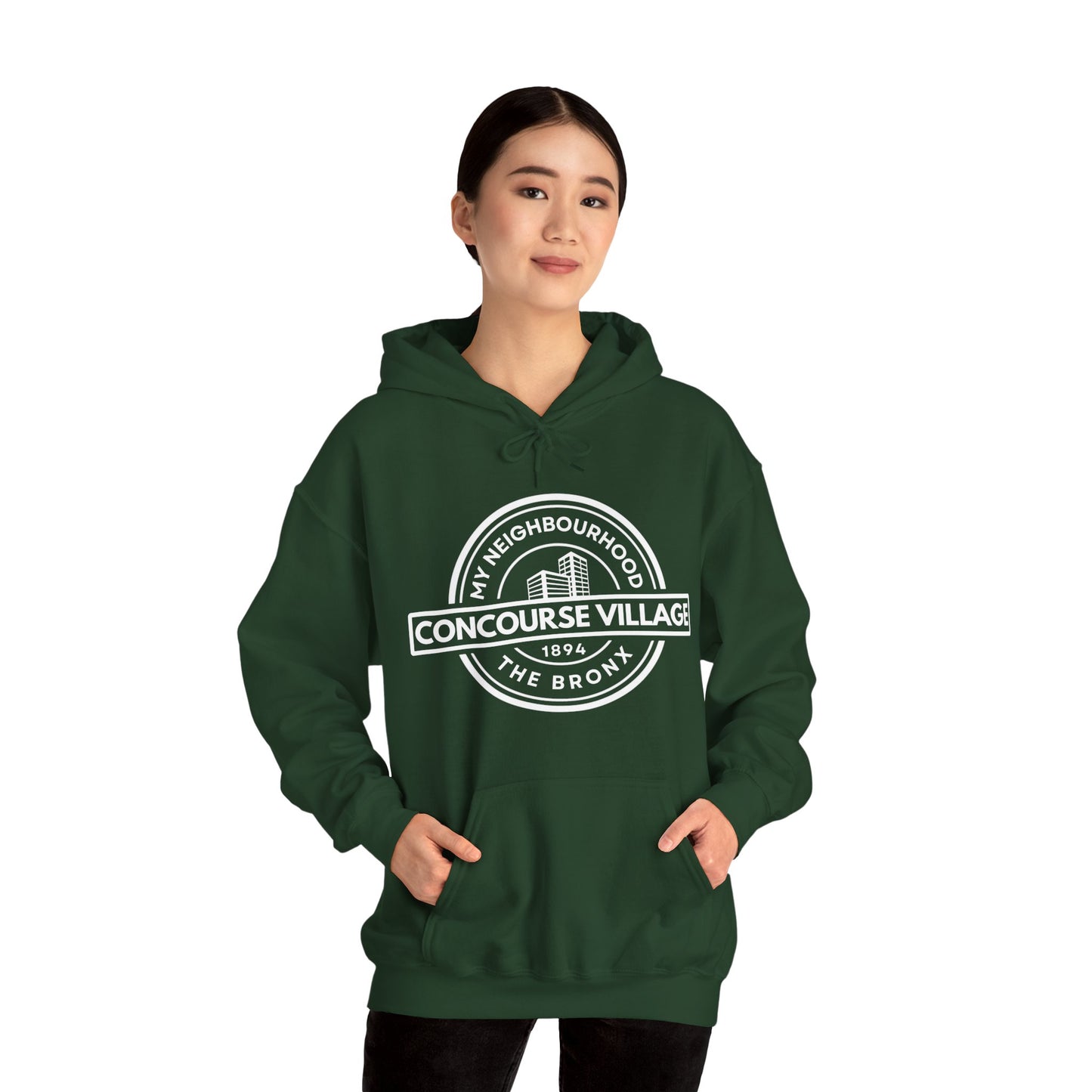 Concourse Village - The Bronx - Unisex Heavy Blend Hooded Sweatshirt