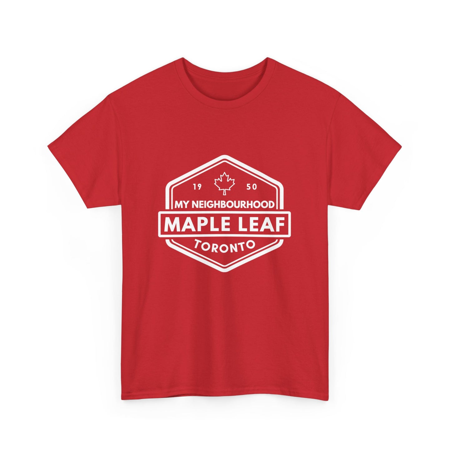 Maple Leaf - North York - Unisex Cotton Tee