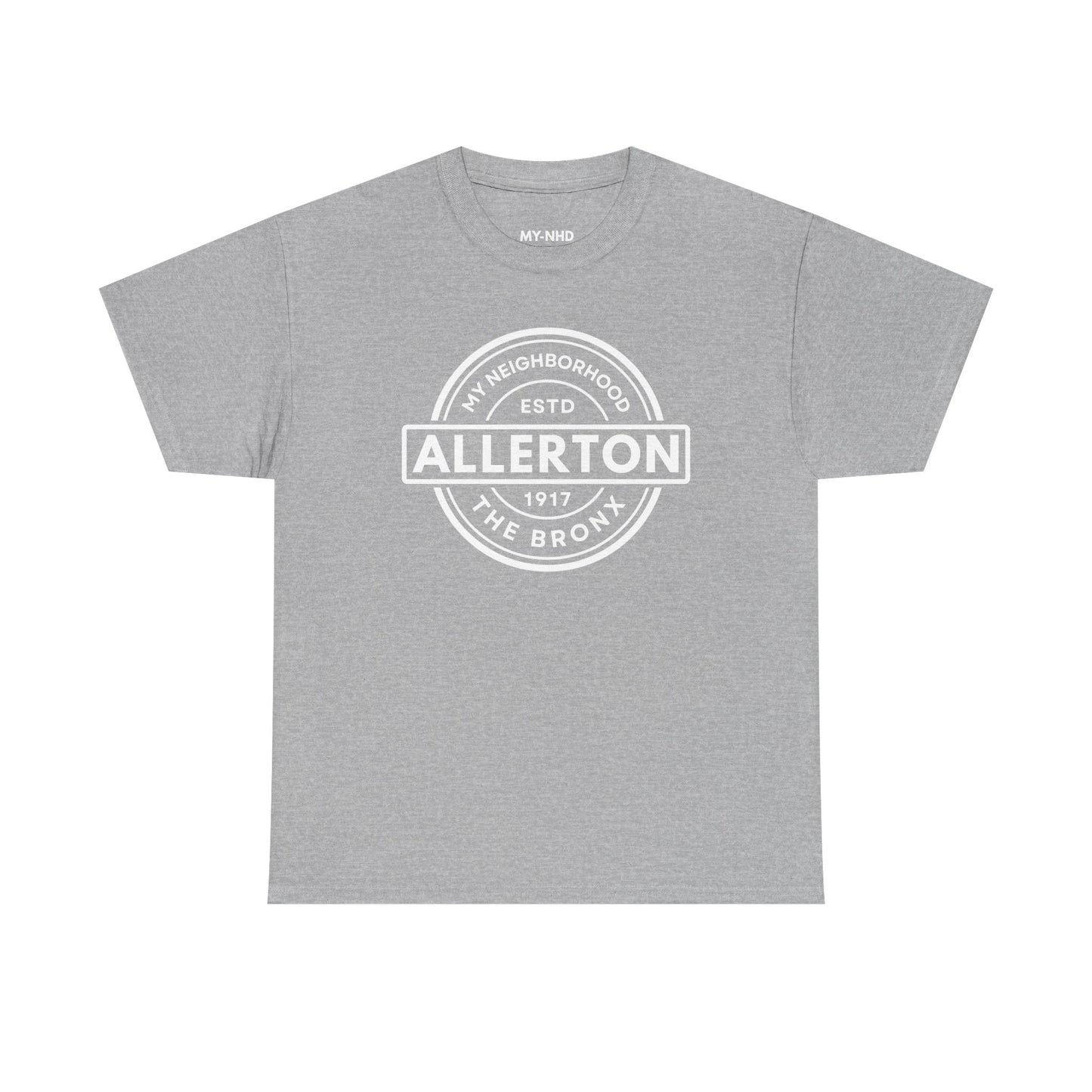 Allerton - The Bronx - Unisex Cotton Tee | The Bronx, NYC, New York City, MY-NHD, My Neighborhood, T-Shirt
