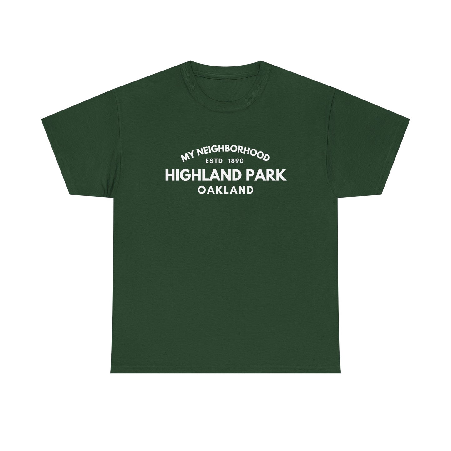 Highland Park - Oakland - Unisex Cotton Tee