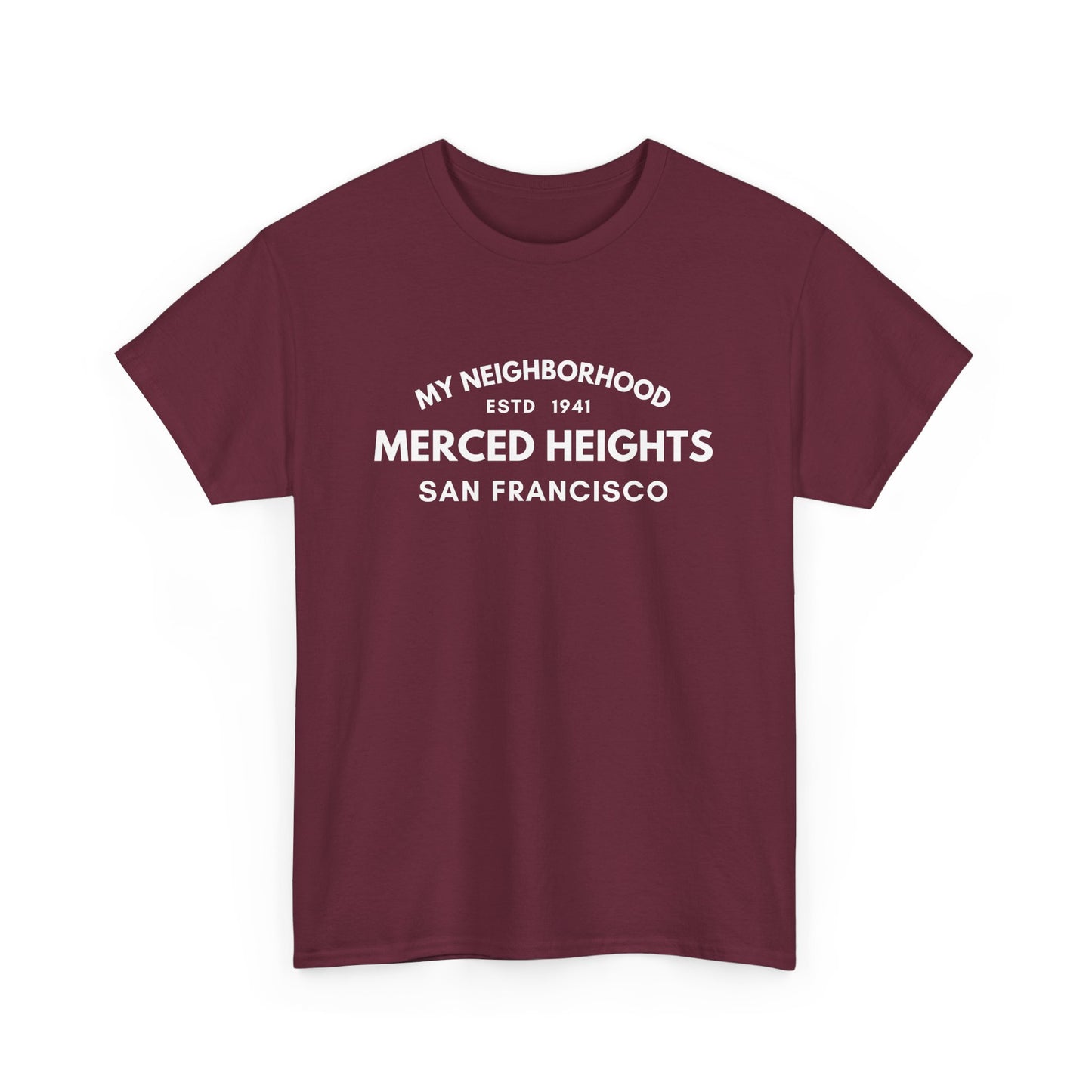 Merced Heights - San Francisco - Unisex Cotton Tee