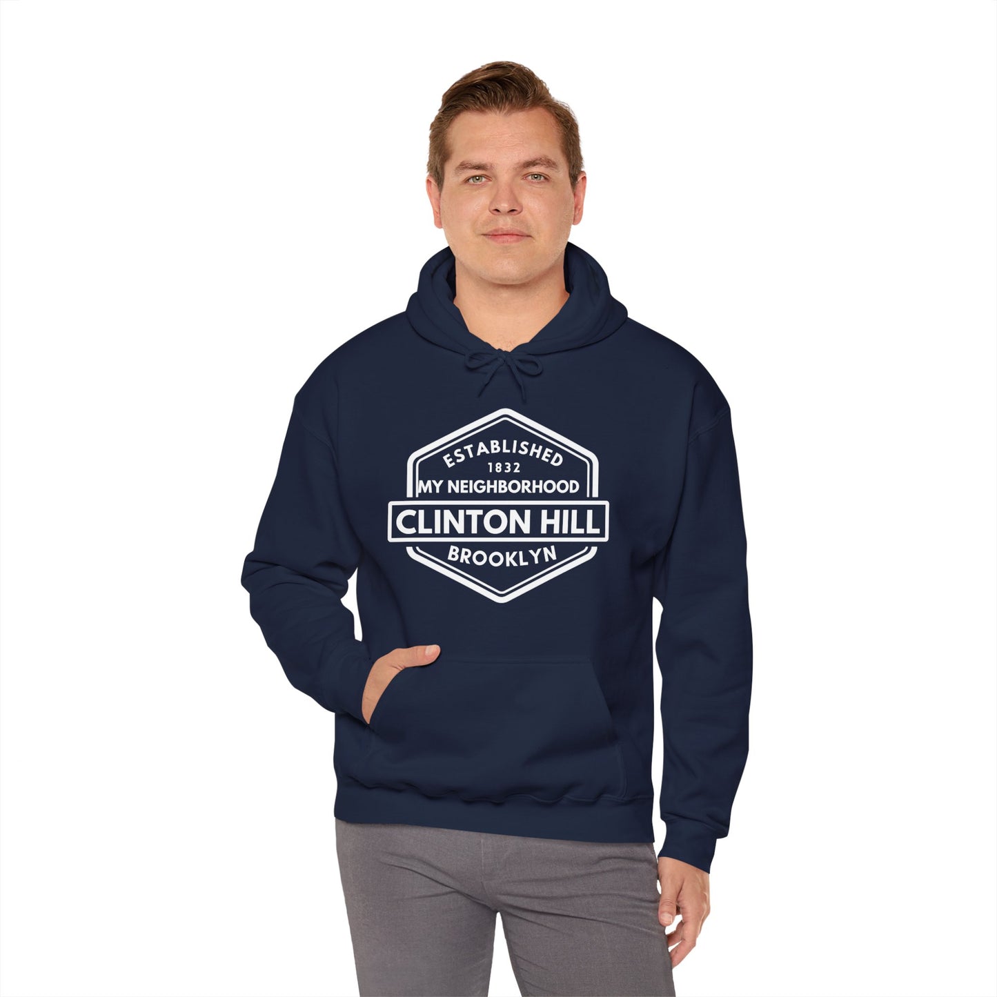 Clinton Hill - Brooklyn - Unisex Heavy Blend Hooded Sweatshirt