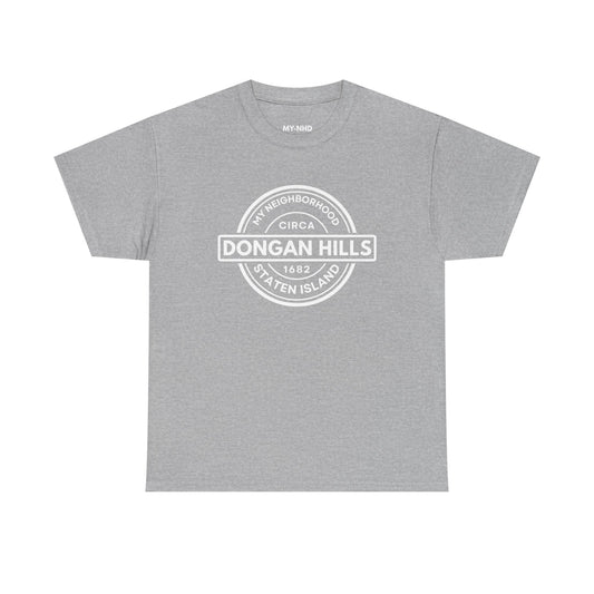 Dongan Hills - Staten Island - Unisex Cotton Tee | Staten Island, NYC, New York City, MY-NHD, My Neighborhood, T-Shirt