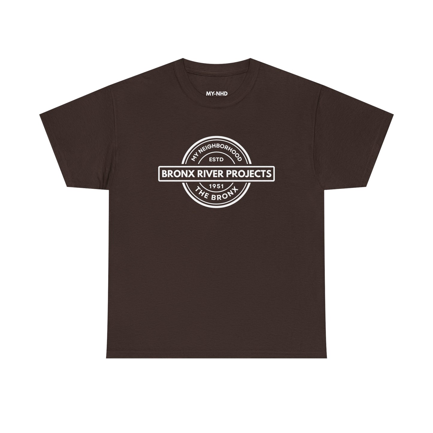 Bronx River Projects- The Bronx - Unisex Cotton Tee | The Bronx, NYC, New York City, MY-NHD, My Neighborhood, T-Shirt