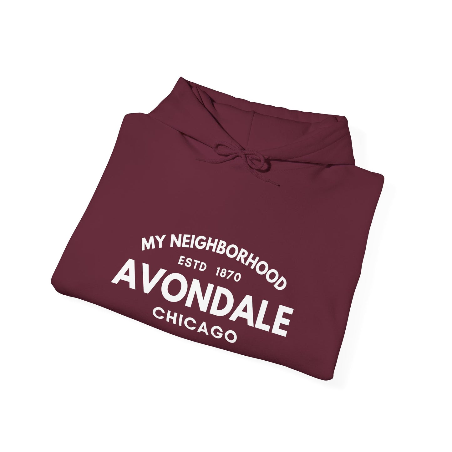 Avondale - Chicago - Unisex Heavy Blend Hooded Sweatshirt