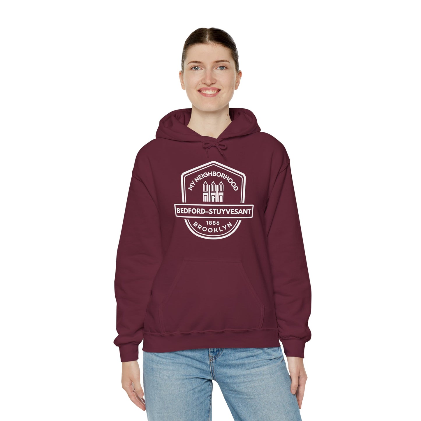 Bed-Stuyvesant - Brooklyn - Unisex Heavy Blend Hooded Sweatshirt