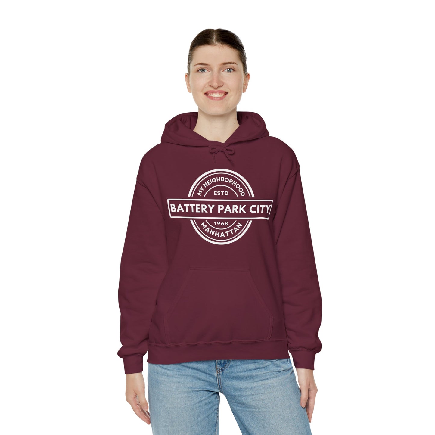 Battery Park City - Manhattan - Unisex Heavy Blend Hooded Sweatshirt
