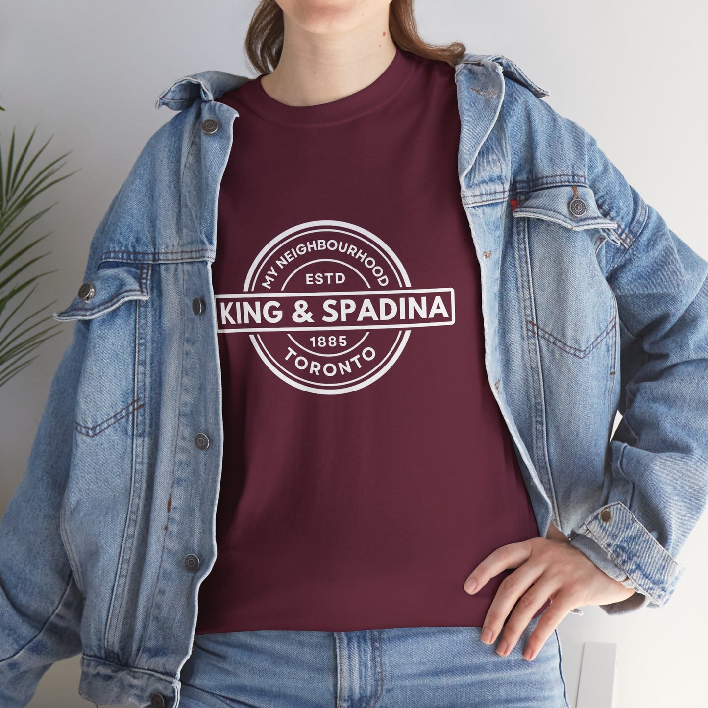 King & Spadina - Central Toronto - Unisex Cotton Tee