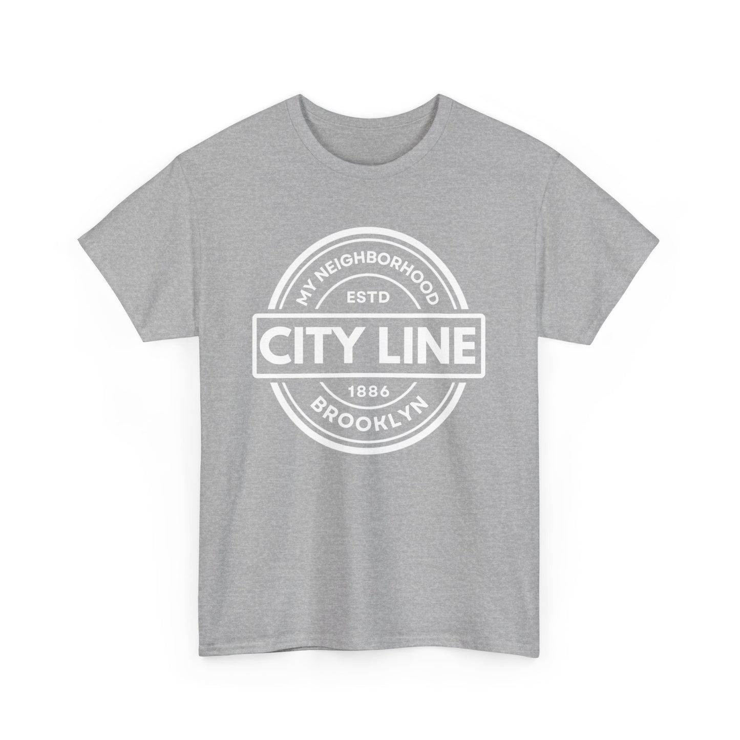 City Line - Brooklyn - Unisex Cotton Tee