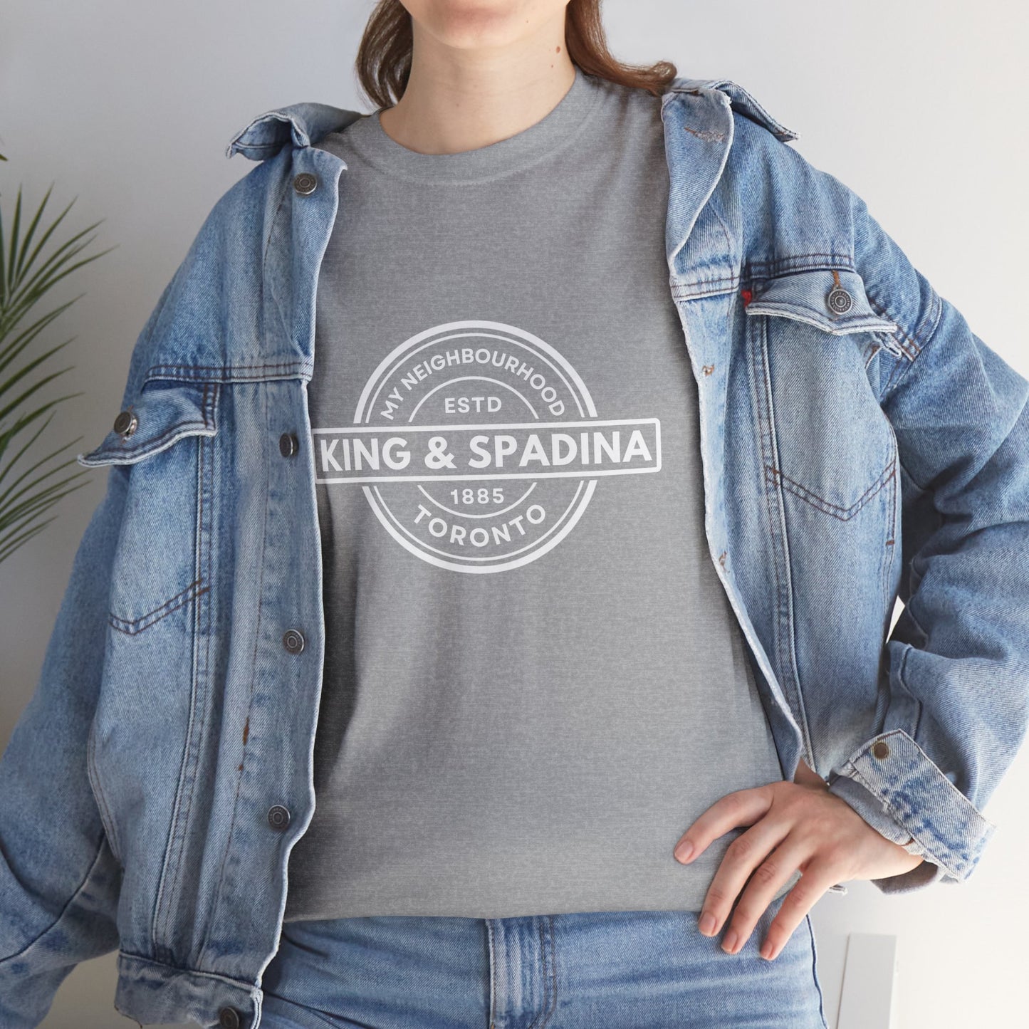 King & Spadina - Central Toronto - Unisex Cotton Tee