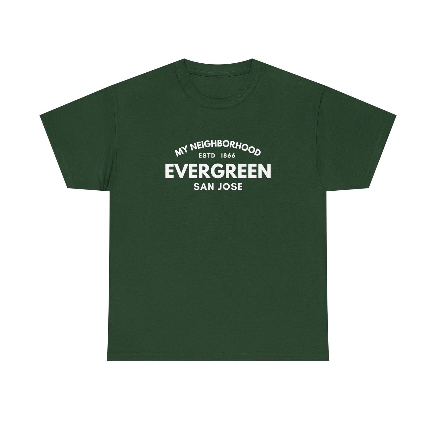 Evergreen - San Jose - Unisex Cotton Tee