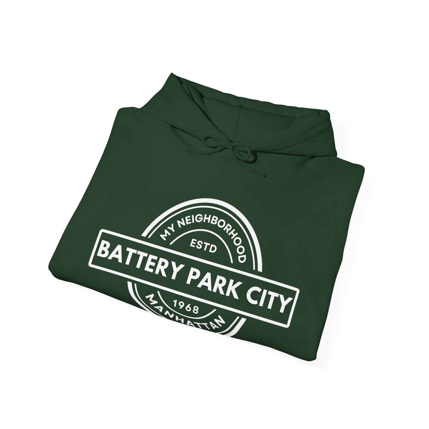 Battery Park City - Manhattan - Unisex Heavy Blend Hooded Sweatshirt