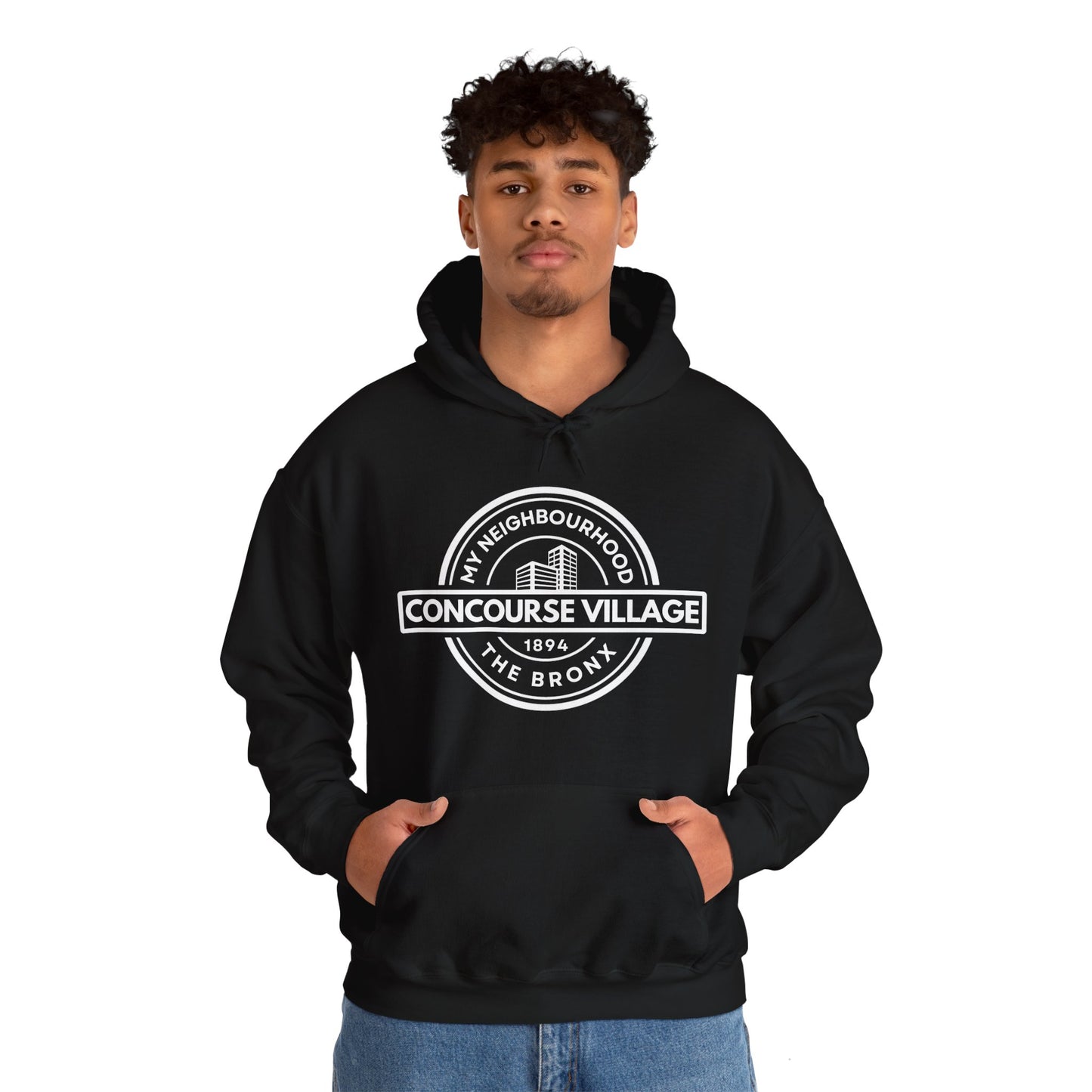 Concourse Village - The Bronx - Unisex Heavy Blend Hooded Sweatshirt