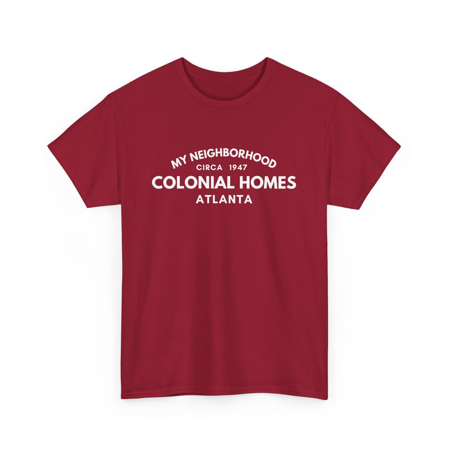 Colonial Homes - Atlanta - Unisex Cotton Tee