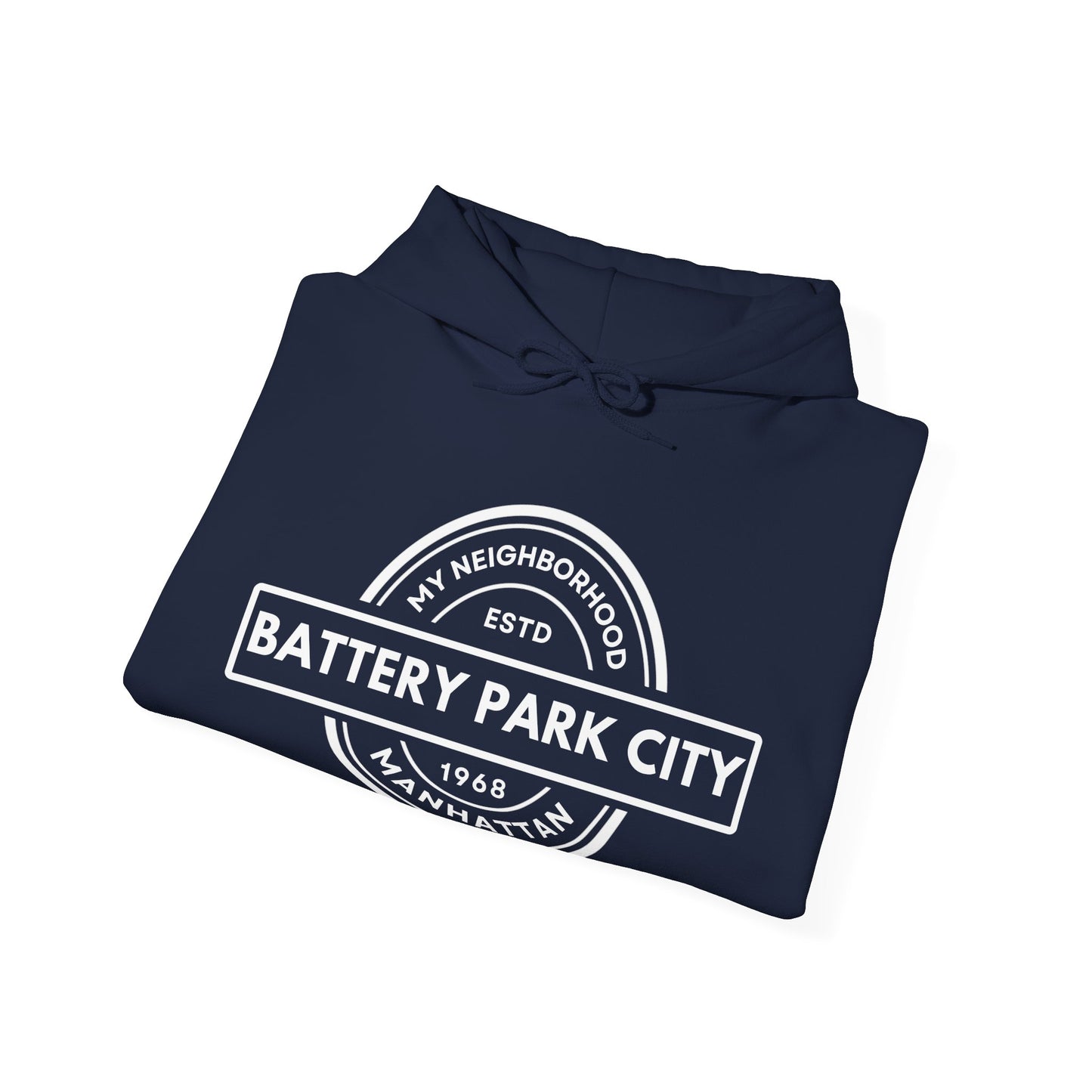 Battery Park City - Manhattan - Unisex Heavy Blend Hooded Sweatshirt