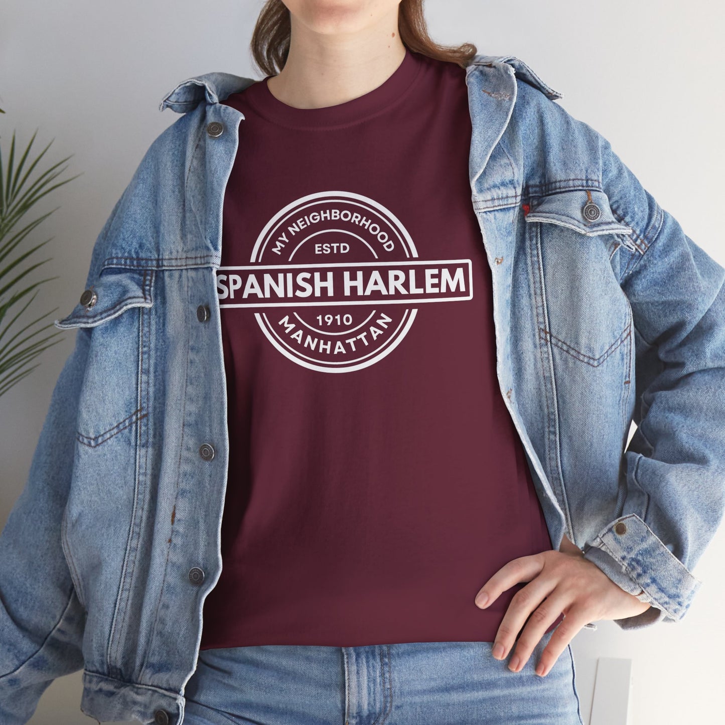 Spanish Harlem - Manhattan - Unisex Cotton Tee