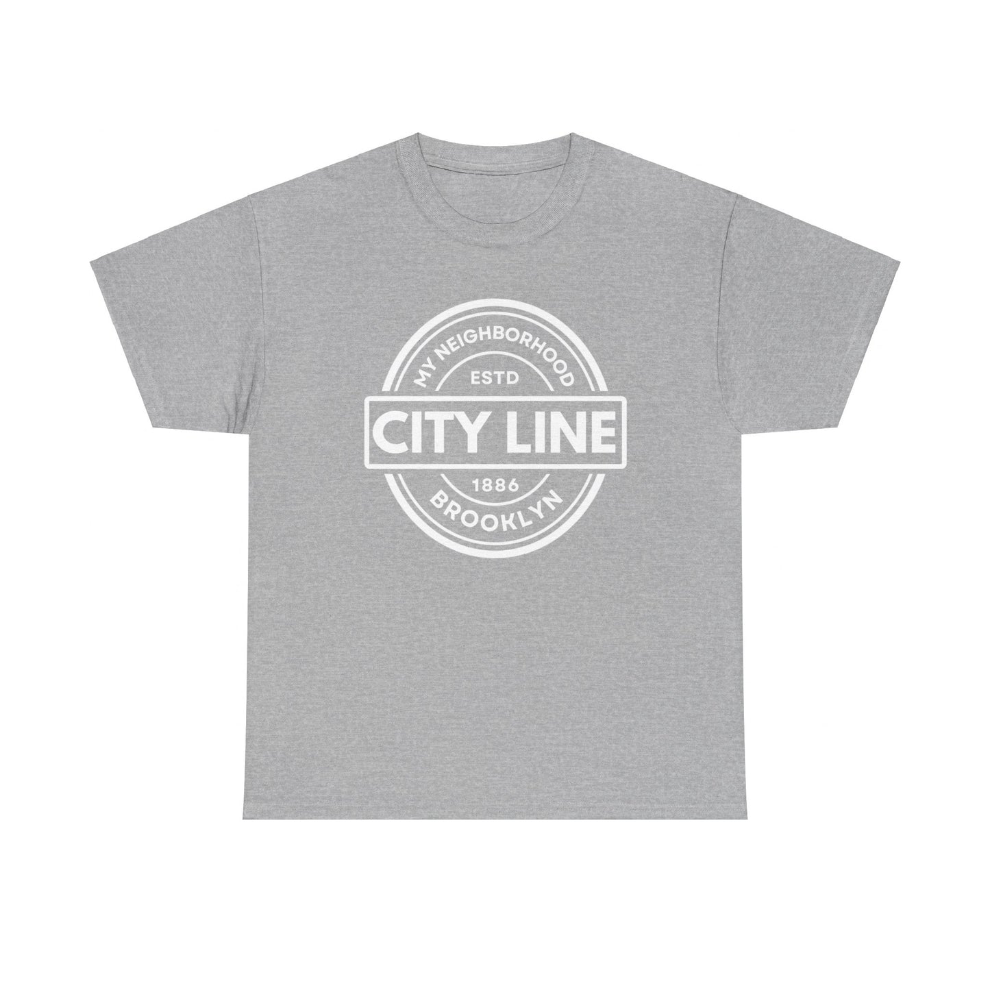 City Line - Brooklyn - Unisex Cotton Tee