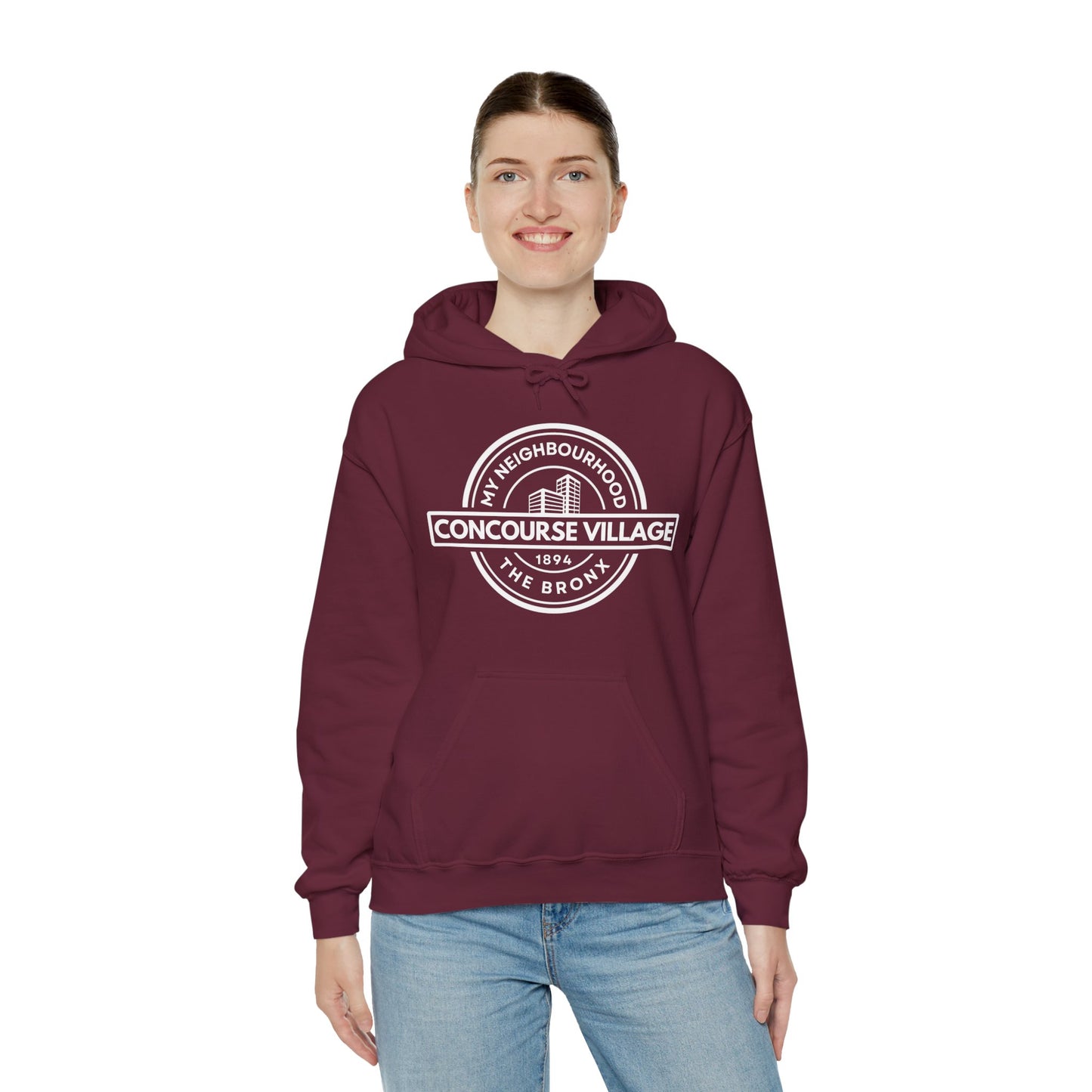 Concourse Village - The Bronx - Unisex Heavy Blend Hooded Sweatshirt