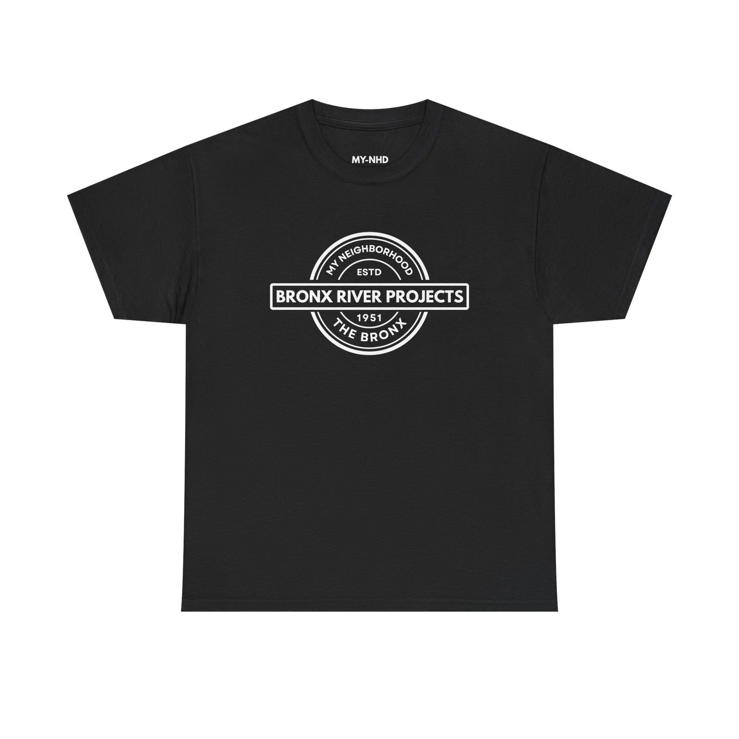 Bronx River Projects- The Bronx - Unisex Cotton Tee | The Bronx, NYC, New York City, MY-NHD, My Neighborhood, T-Shirt