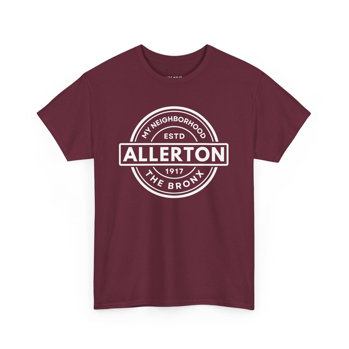 Allerton - The Bronx - Unisex Cotton Tee | The Bronx, NYC, New York City, MY-NHD, My Neighborhood, T-Shirt