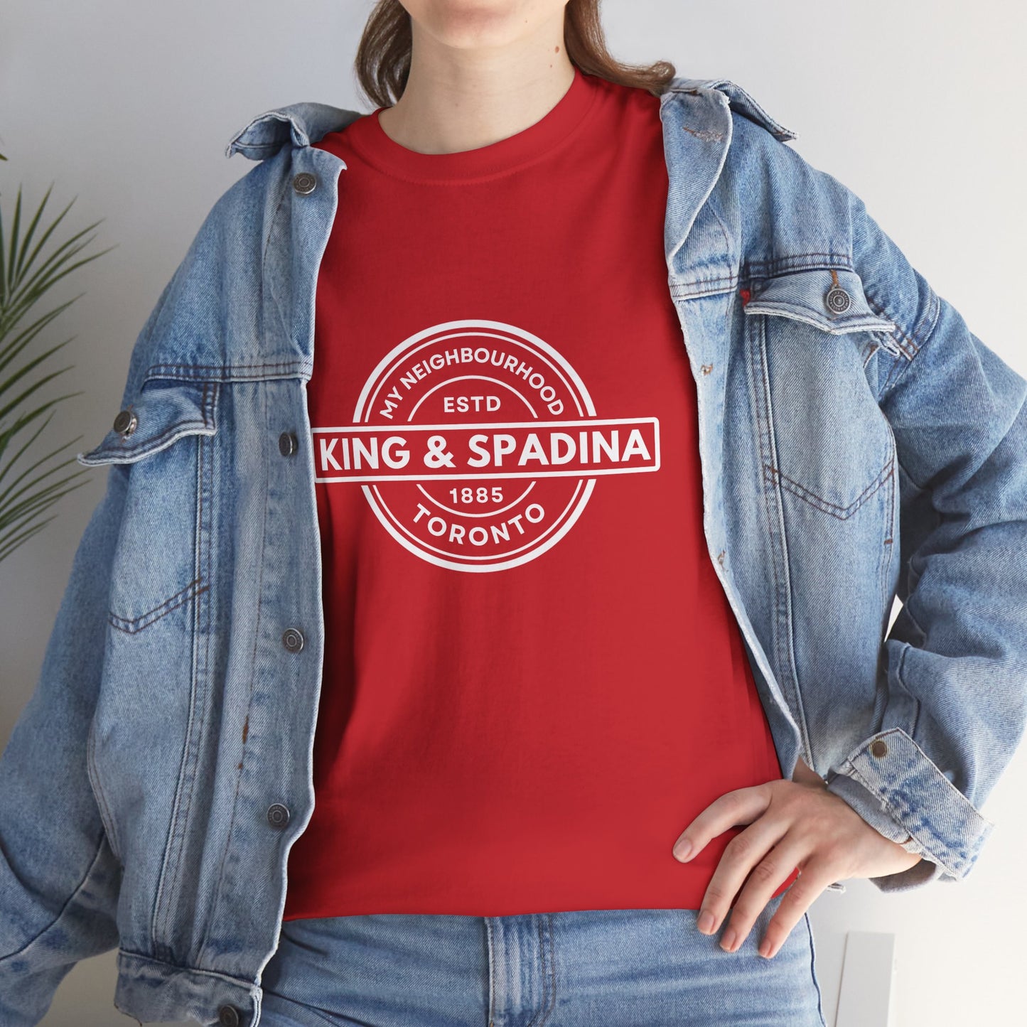 King & Spadina - Central Toronto - Unisex Cotton Tee