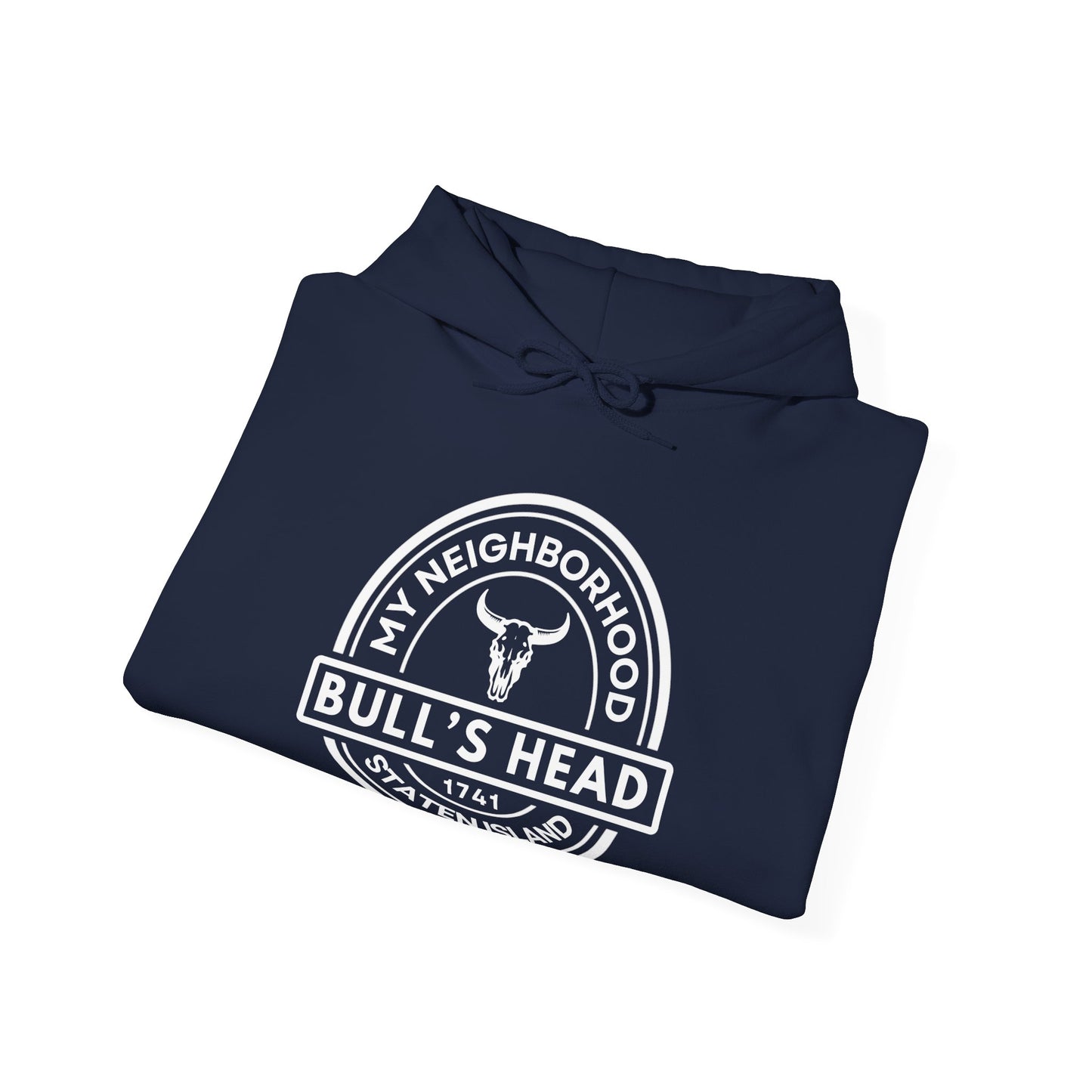Bull's Head - Staten Island - Unisex Heavy Blend Hooded Sweatshirt