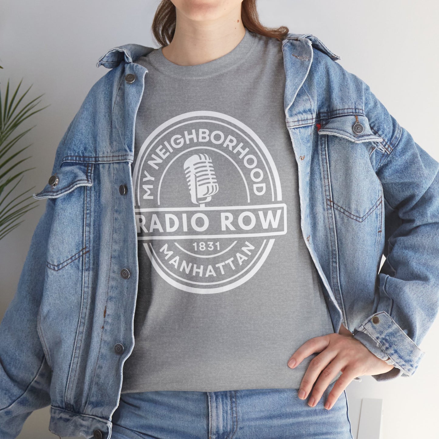 Radio Row - Manhattan - Unisex Cotton Tee