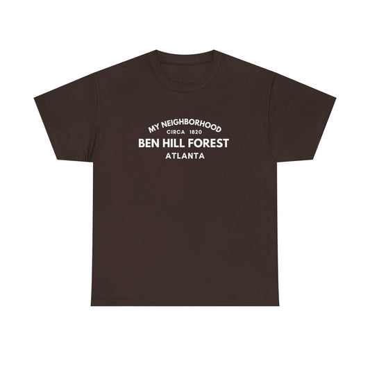 Ben Hill Forest - Atlanta - Unisex Cotton Tee