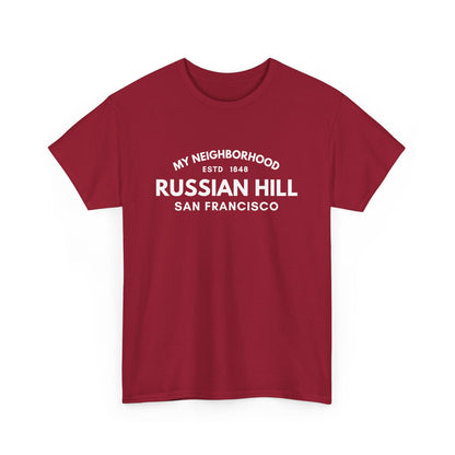 Russian Hill - San Francisco - Unisex Cotton Tee