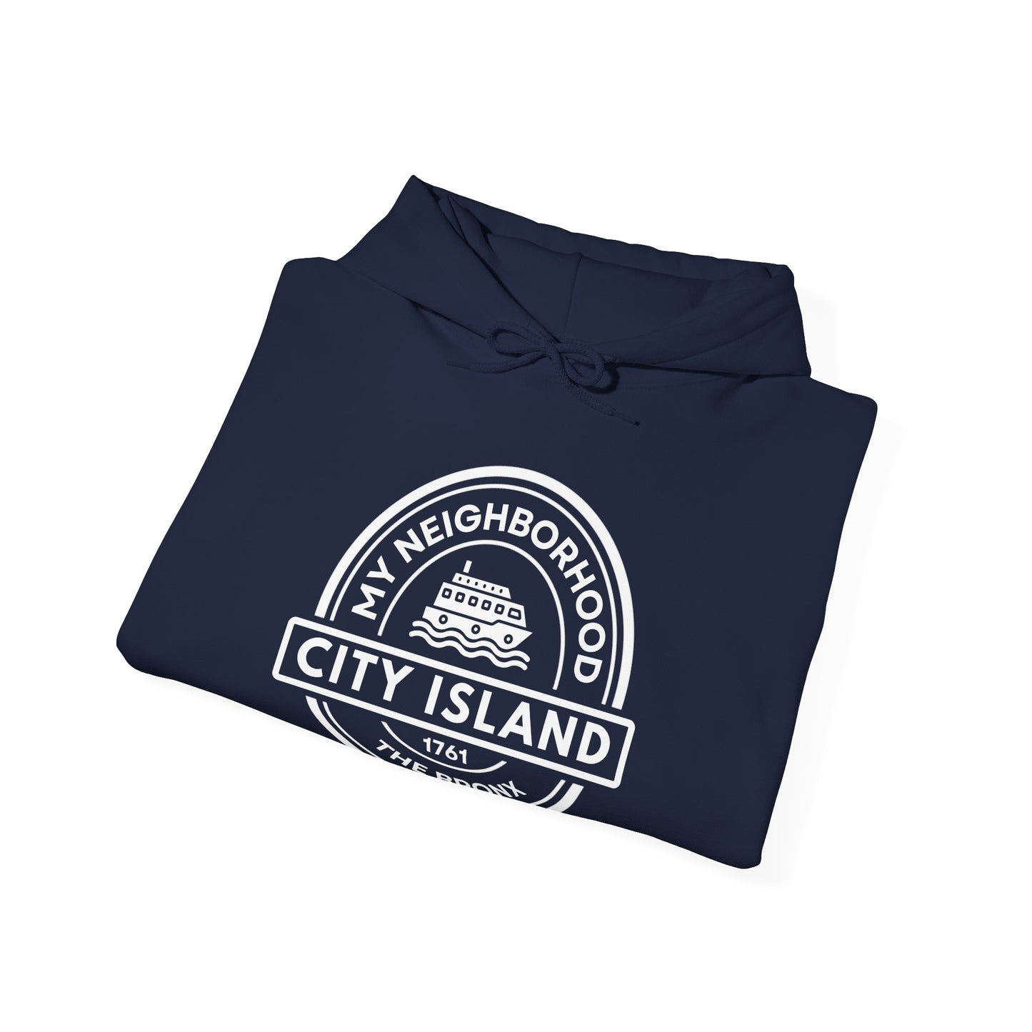 City Island - The Bronx - Unisex Heavy Blend Hooded Sweatshirt