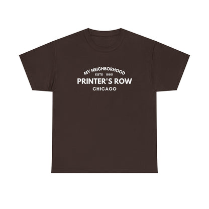Printer's Row - Chicago - Unisex Cotton Tee