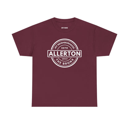 Allerton - The Bronx - Unisex Cotton Tee | The Bronx, NYC, New York City, MY-NHD, My Neighborhood, T-Shirt