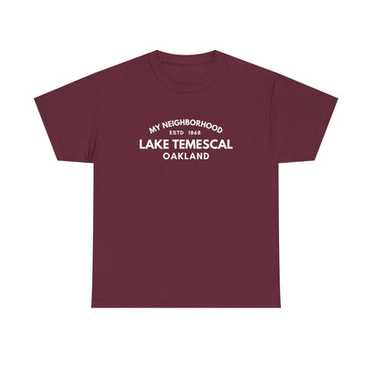 Lake Temescal - Oakland - Unisex Cotton Tee