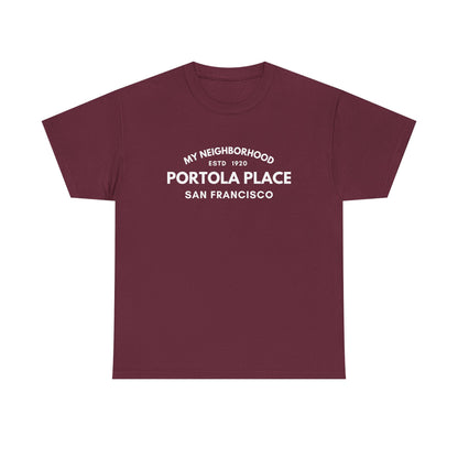 Portola Place - San Francisco - Unisex Cotton Tee