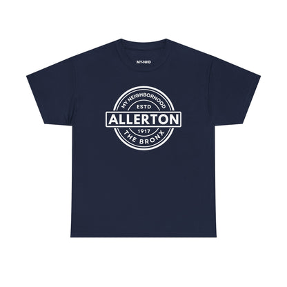 Allerton - The Bronx - Unisex Cotton Tee | The Bronx, NYC, New York City, MY-NHD, My Neighborhood, T-Shirt
