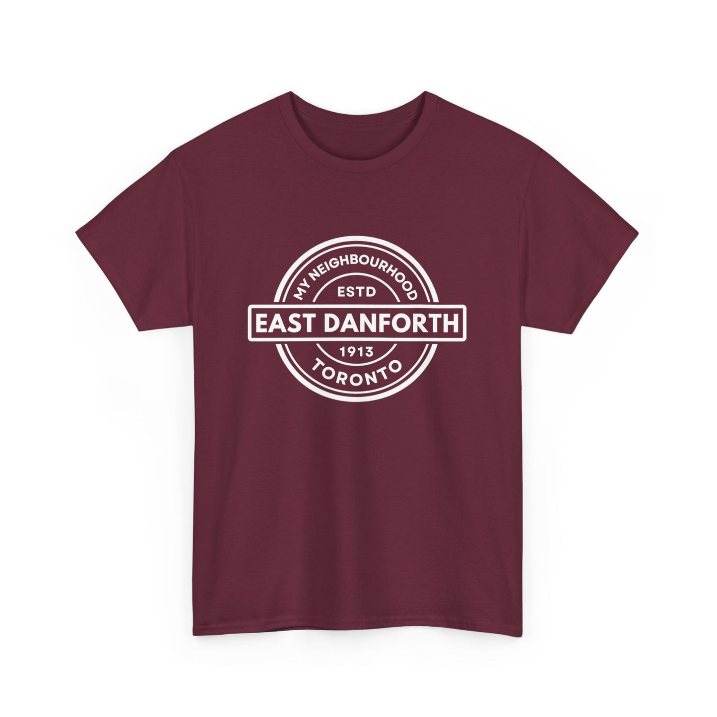 East Danforth - East End Toronto - Unisex Cotton Tee