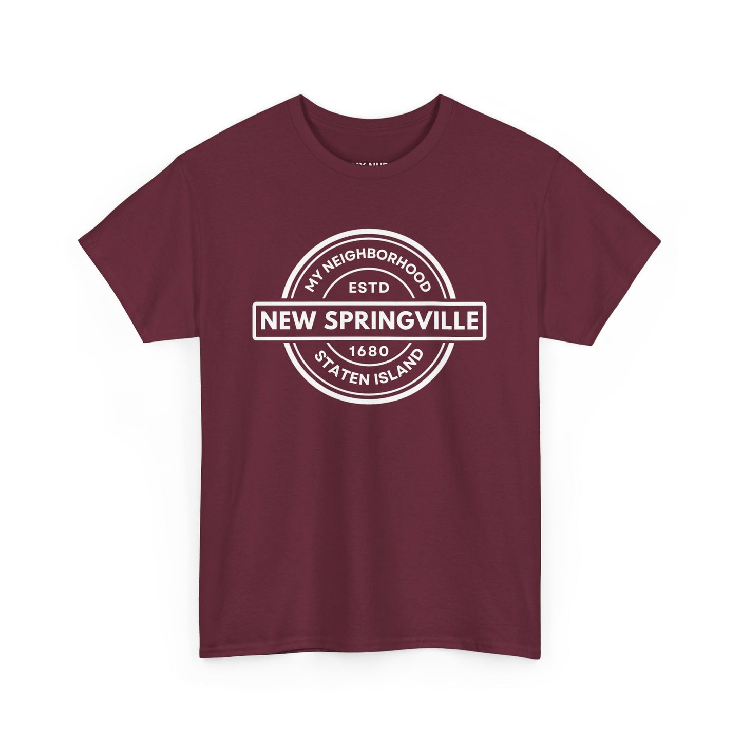 New Springville - Staten Island - Unisex Cotton Tee