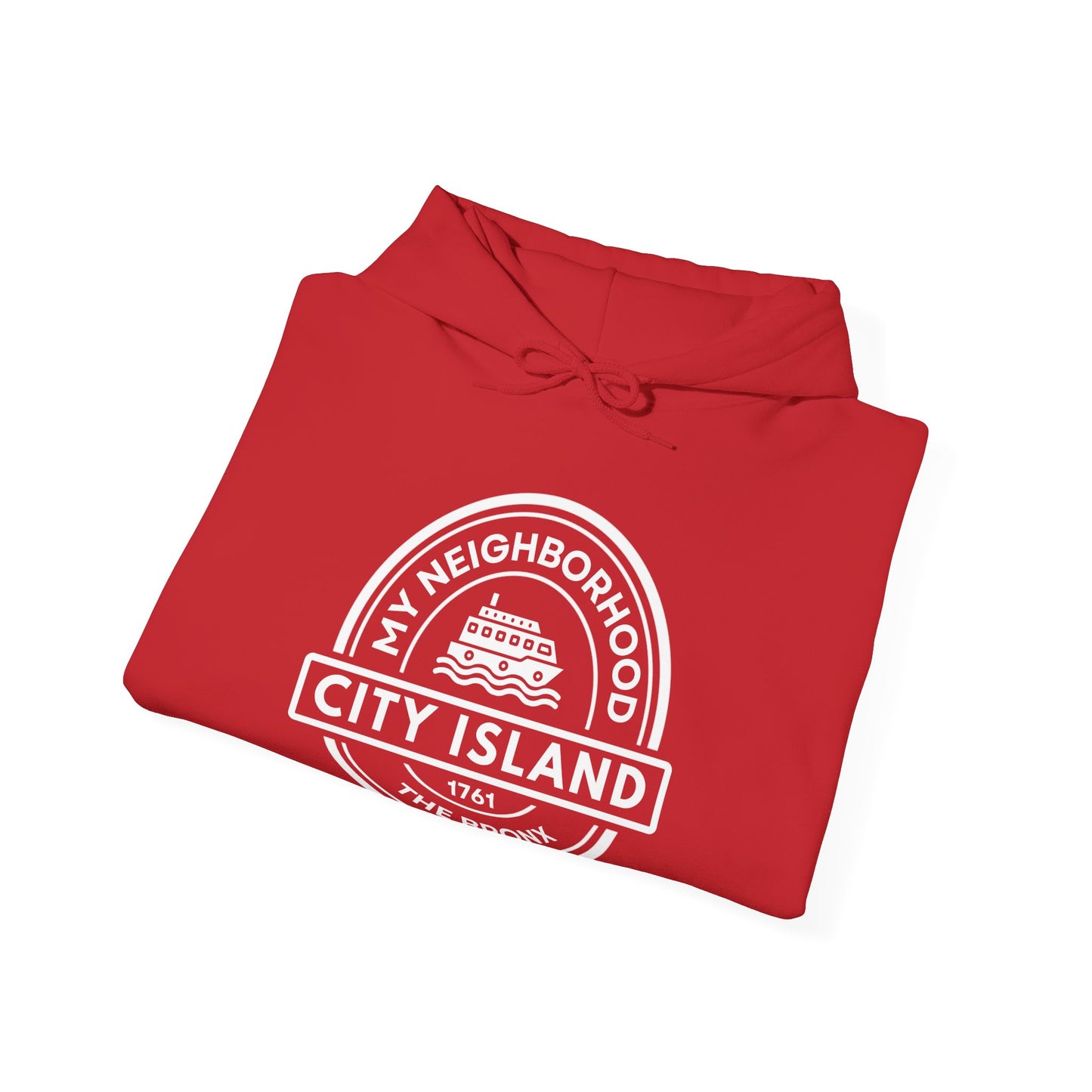 City Island - The Bronx - Unisex Heavy Blend Hooded Sweatshirt