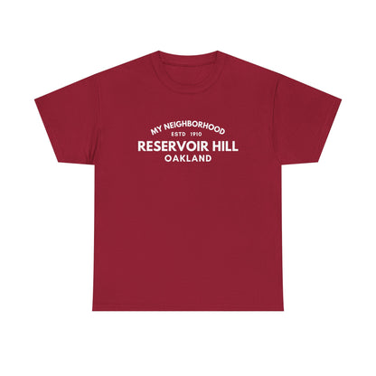 Reservoir Hill - Oakland - Unisex Cotton Tee