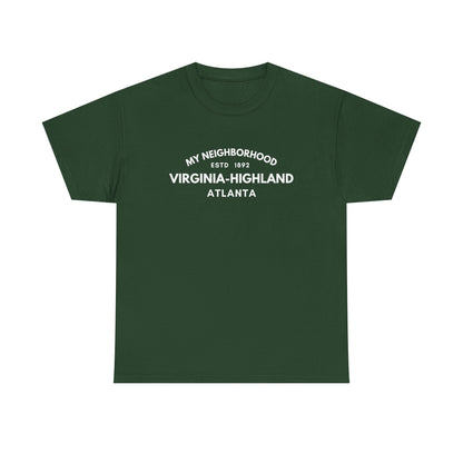 Virginia-Highland - Atlanta - Unisex Cotton Tee