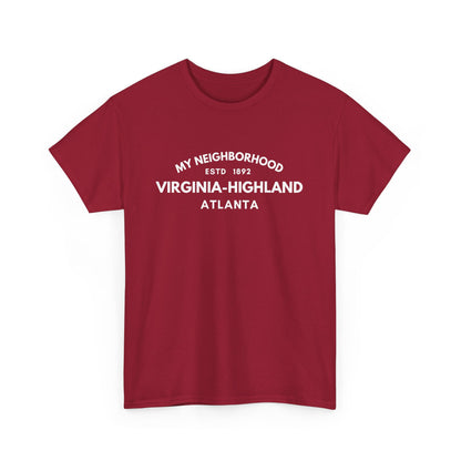 Virginia-Highland - Atlanta - Unisex Cotton Tee