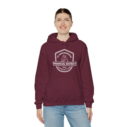 Financial District - Manhattan - Unisex Heavy Blend Hooded Sweatshirt