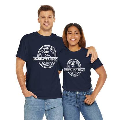 Manhattan Beach - Brooklyn - Unisex Cotton Tee